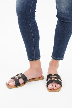Effortless Sandals -Black