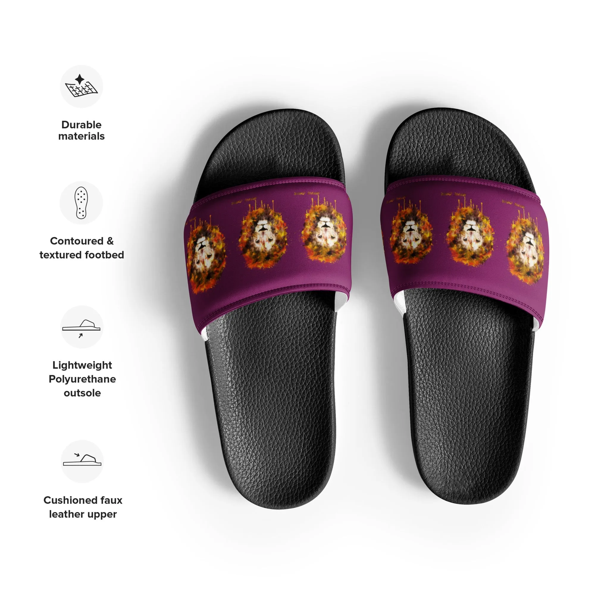 Eggplant Women's Slides