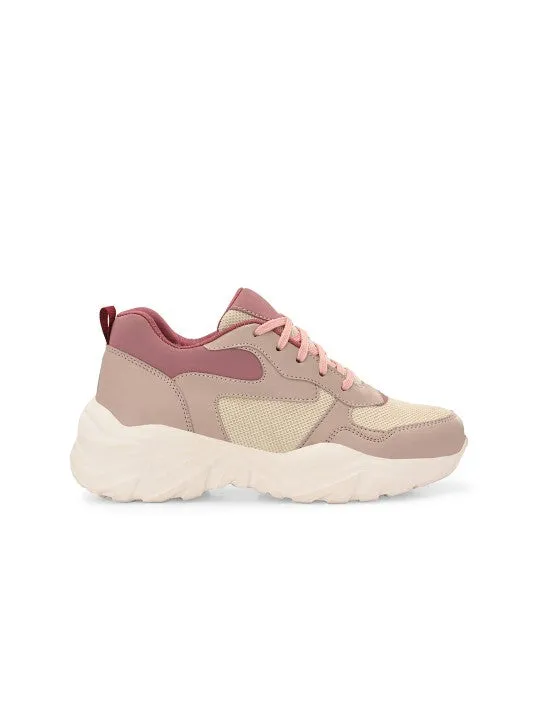 El Paso Women Colourblocked Round Toe Lightweight Sneakers