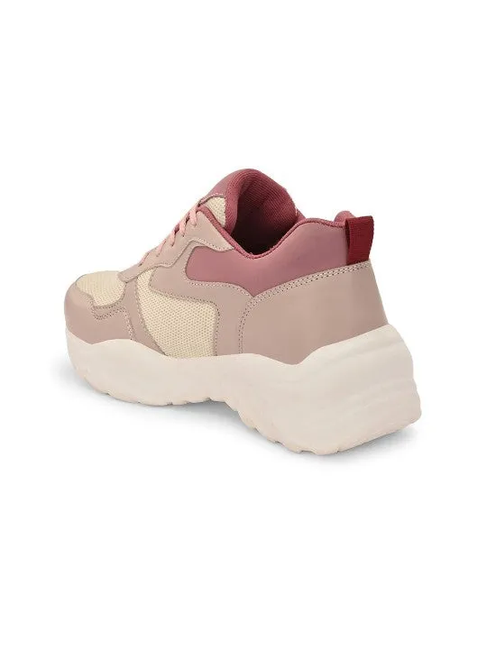 El Paso Women Colourblocked Round Toe Lightweight Sneakers