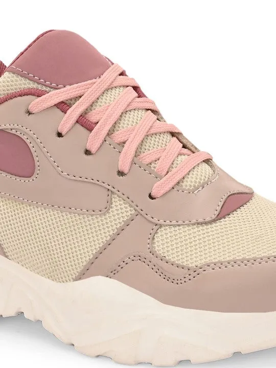 El Paso Women Colourblocked Round Toe Lightweight Sneakers