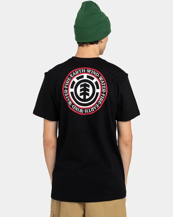 ELEMENT Seal Back tee - Flint Black