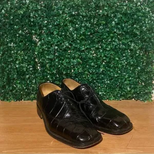 Fennix Genuine Reptile Black Shoes