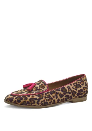 Flat Loafer Shoe - Leopard Comb