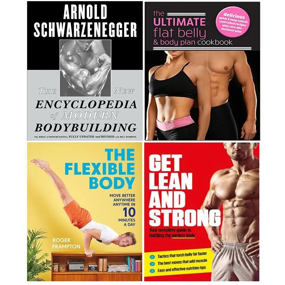 Flexible Body, Flat Belly, Get Lean And Strong, New Encyclopedia of Modern 4 Books Set