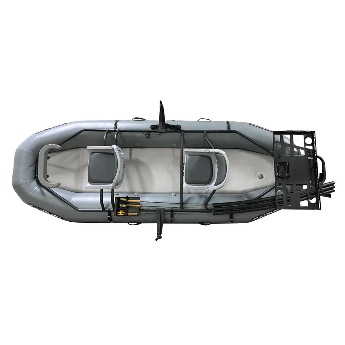 Flycraft Stealth X 2-Man Fishing Raft w/ Gear Rack