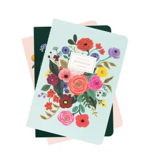 Garden Party Notebooks, Set of 3