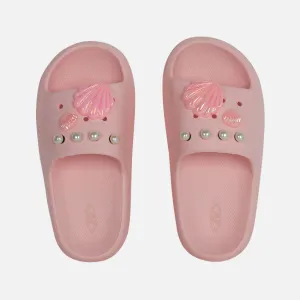 GIRLS BEACH SLIDES SLIPPERS