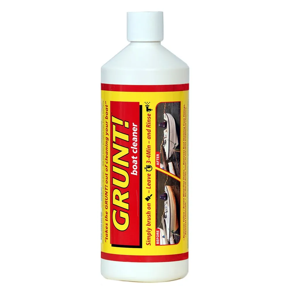 GRUNT! 32oz Boat Cleaner - Removes Waterline  Rust Stains