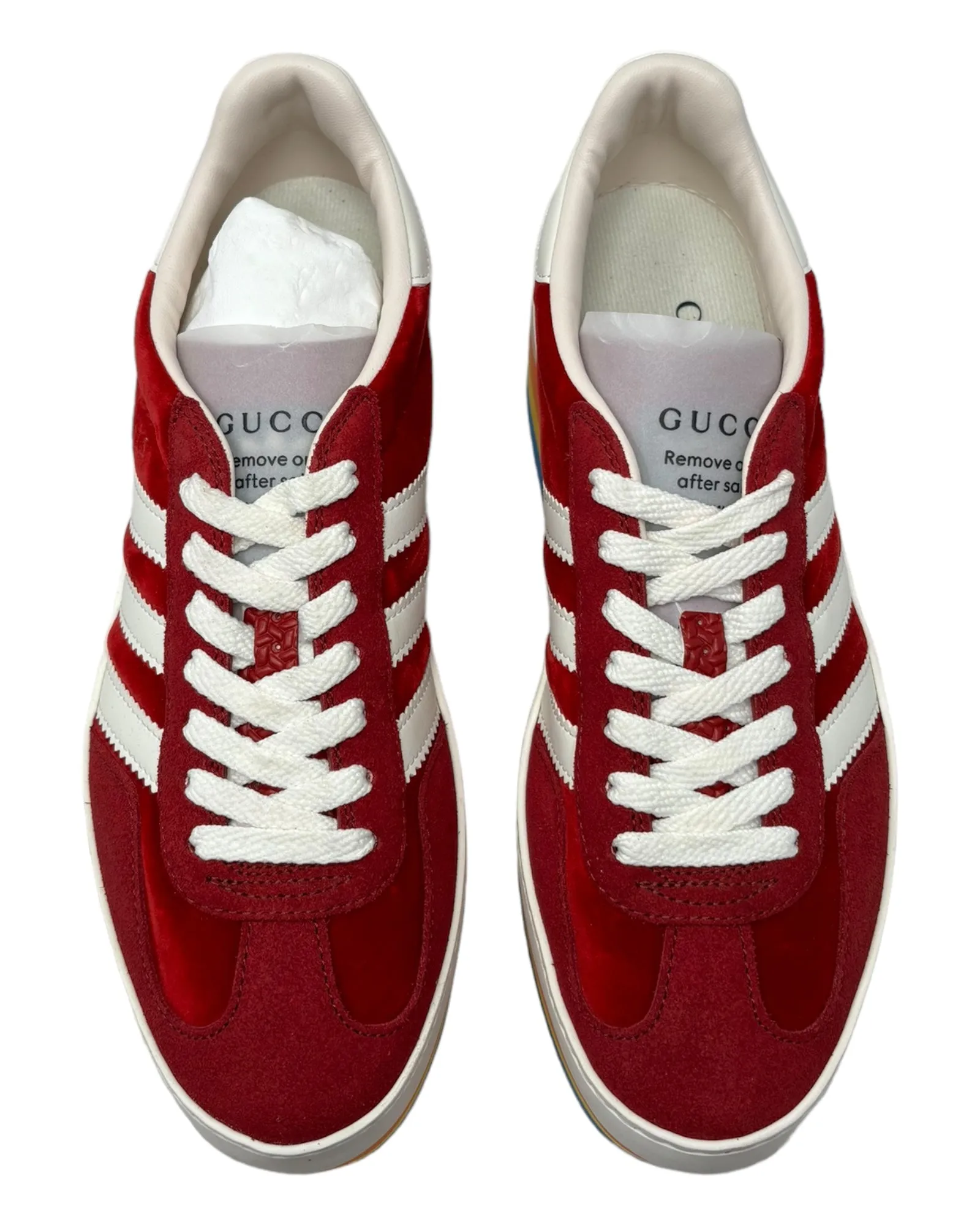 Gucci x Adidas Gazelle Rainbow Platforms, SS15, US 7