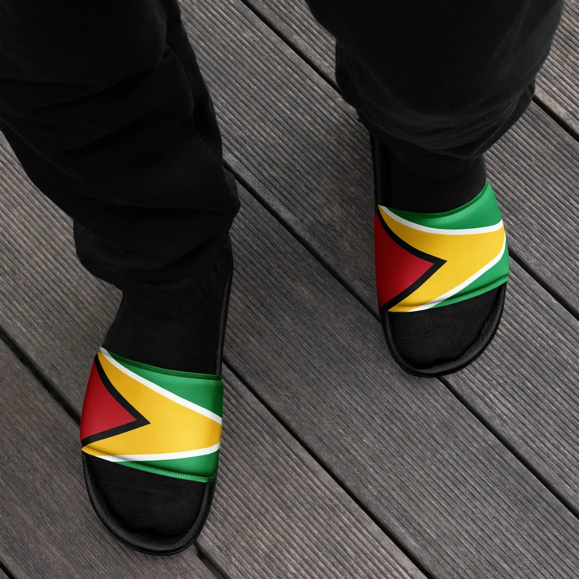Guyana Flag Men’s Slides