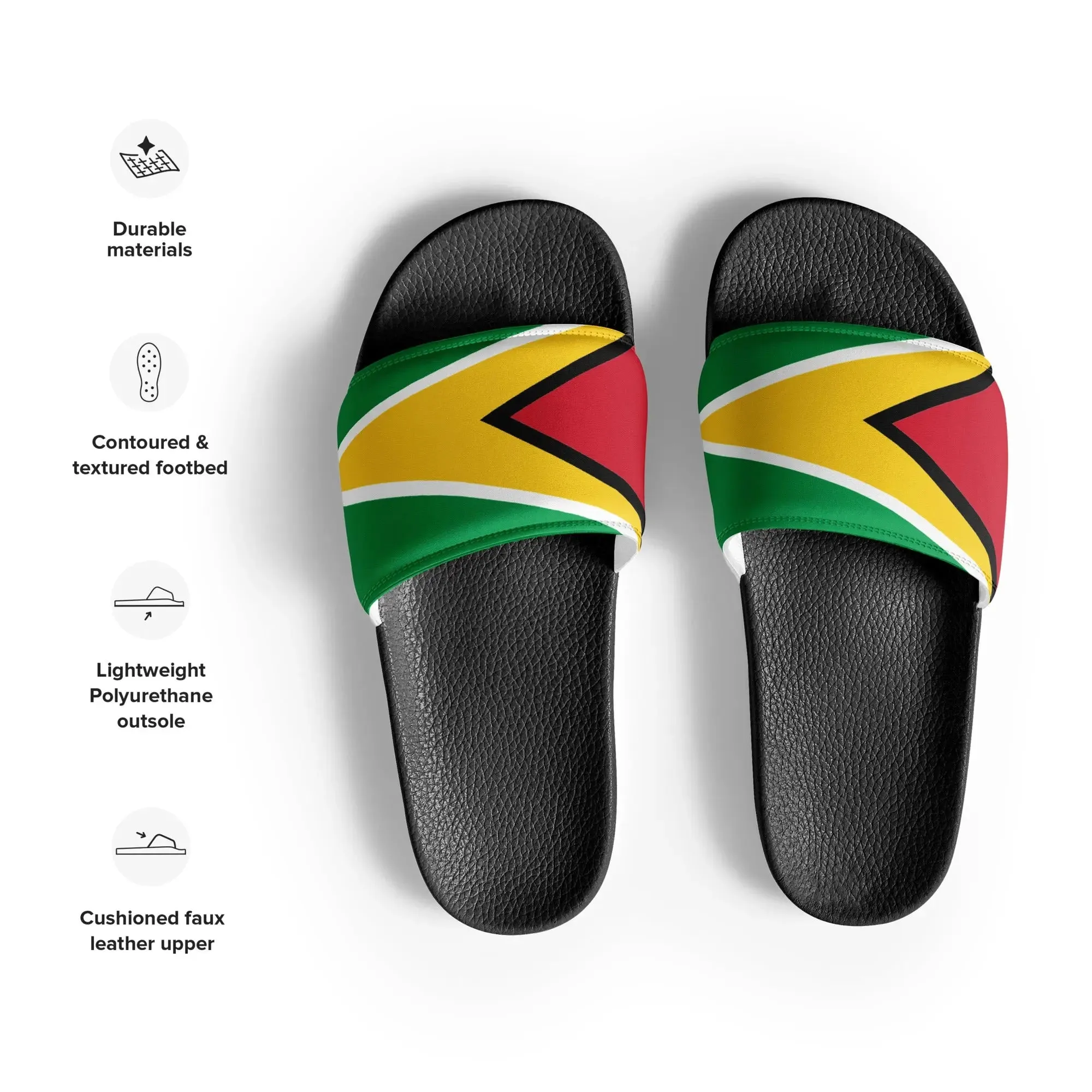 Guyana Flag Men’s Slides