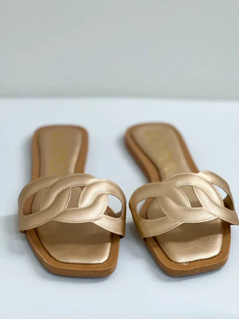 Halle Sandal {Champagne}