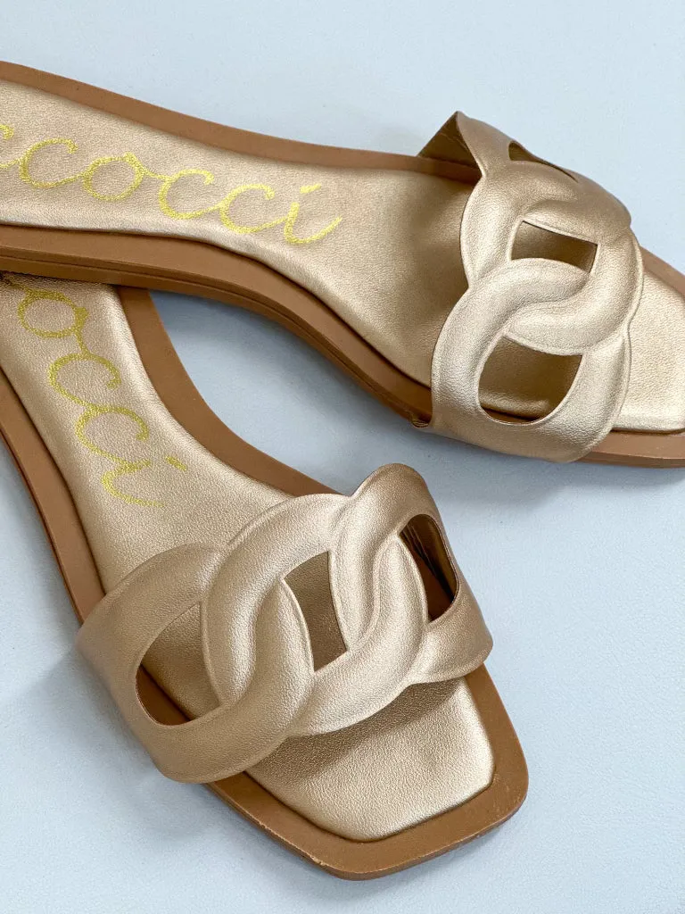 Halle Sandal {Champagne}