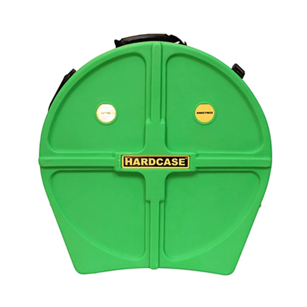 Hardcase 22" Light Green Cymbal Case With Wheels