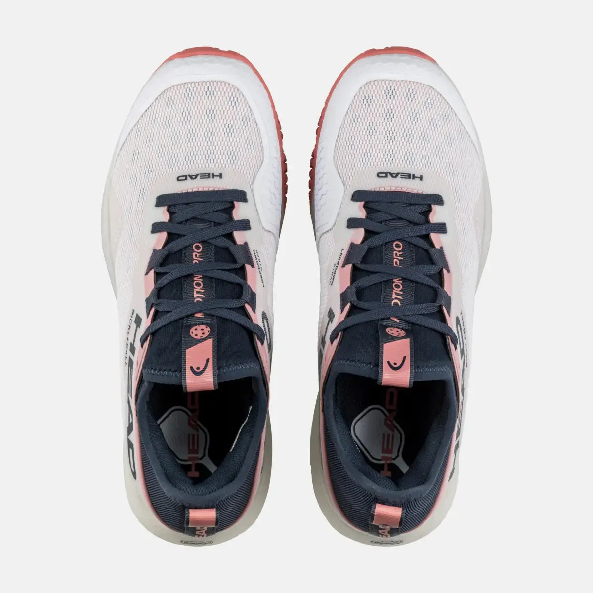 Head Motion Pro Women's Pickleball Shoes (White/Black/Blue)