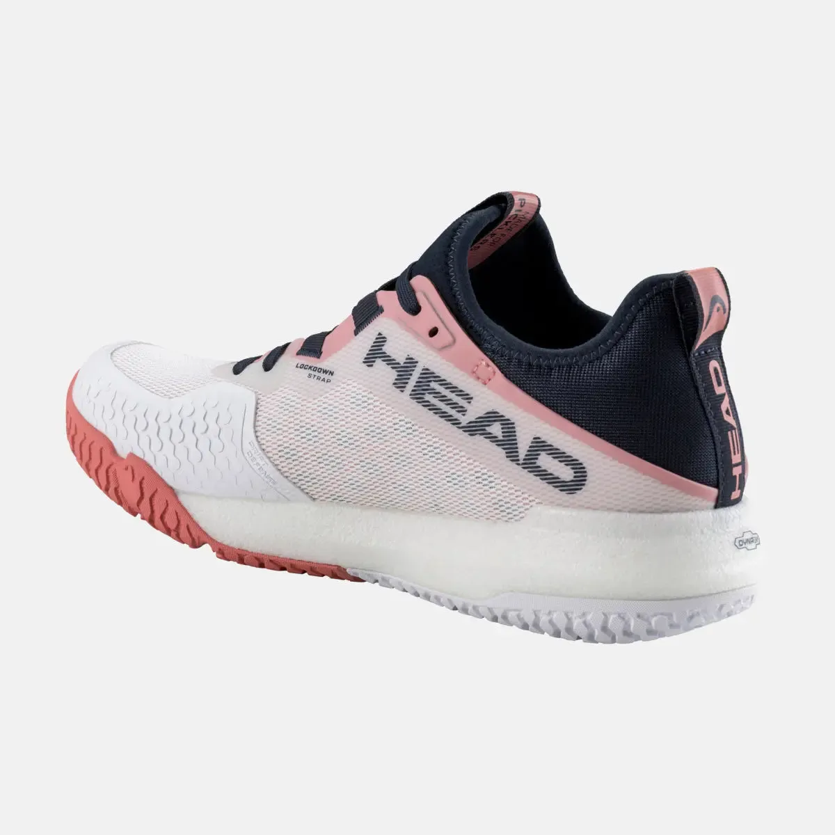 Head Motion Pro Women's Pickleball Shoes (White/Black/Blue)