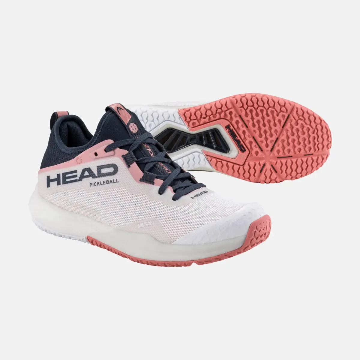 Head Motion Pro Women's Pickleball Shoes (White/Black/Blue)