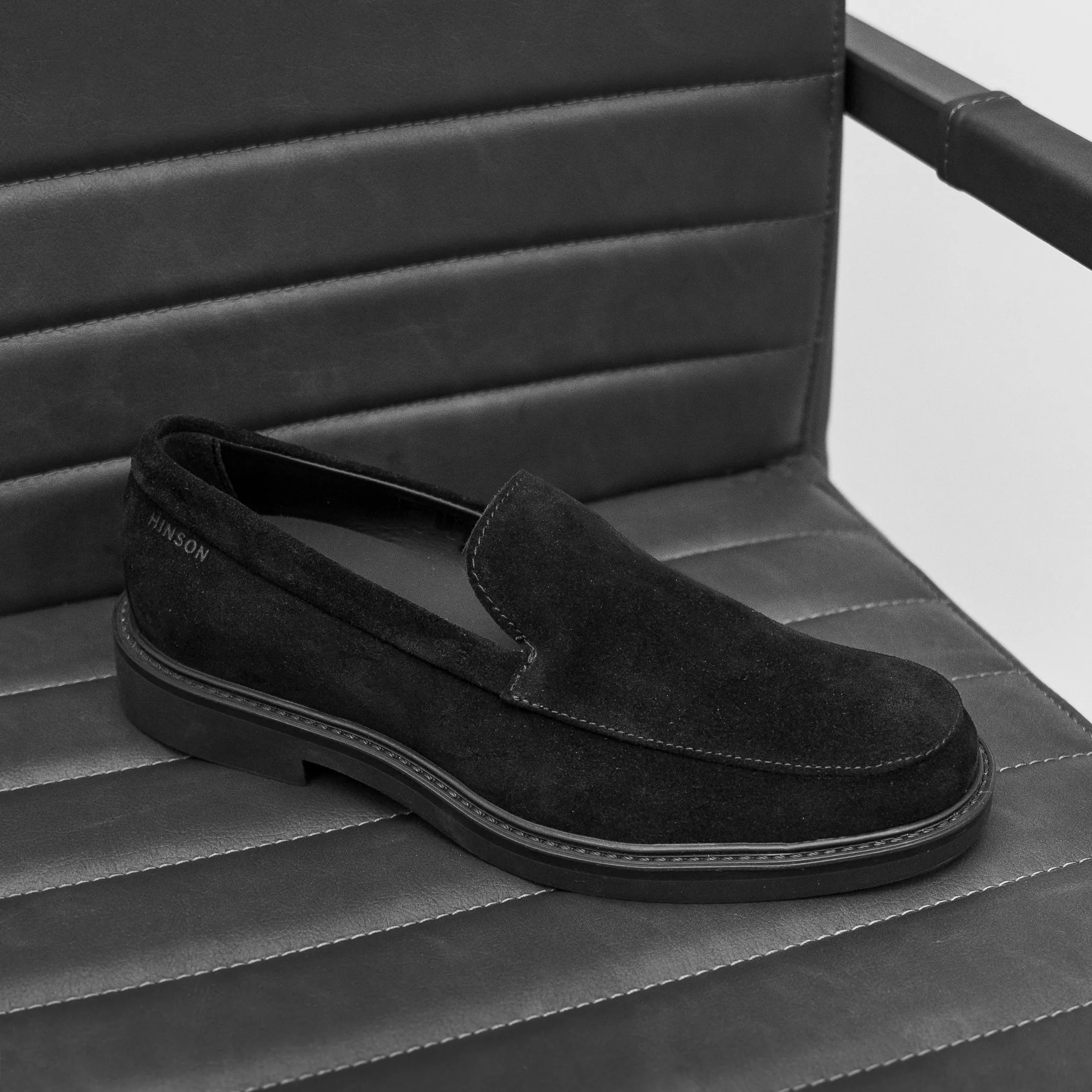 Hinson Beatenberg Loafer Echo Black Suede