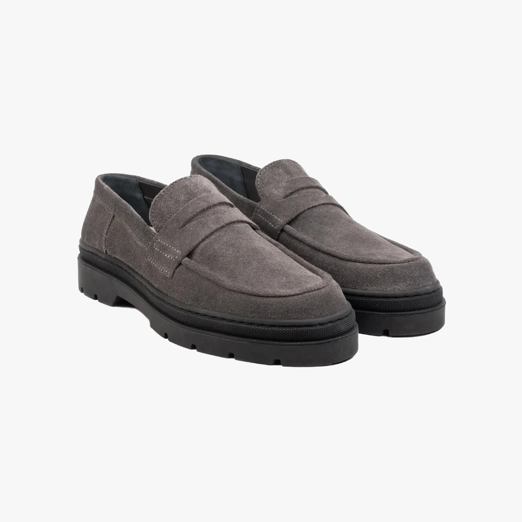 Hinson Elon Loafer Antracite Suede