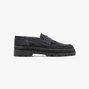 Hinson Elon Loafer Dk Blue Suede
