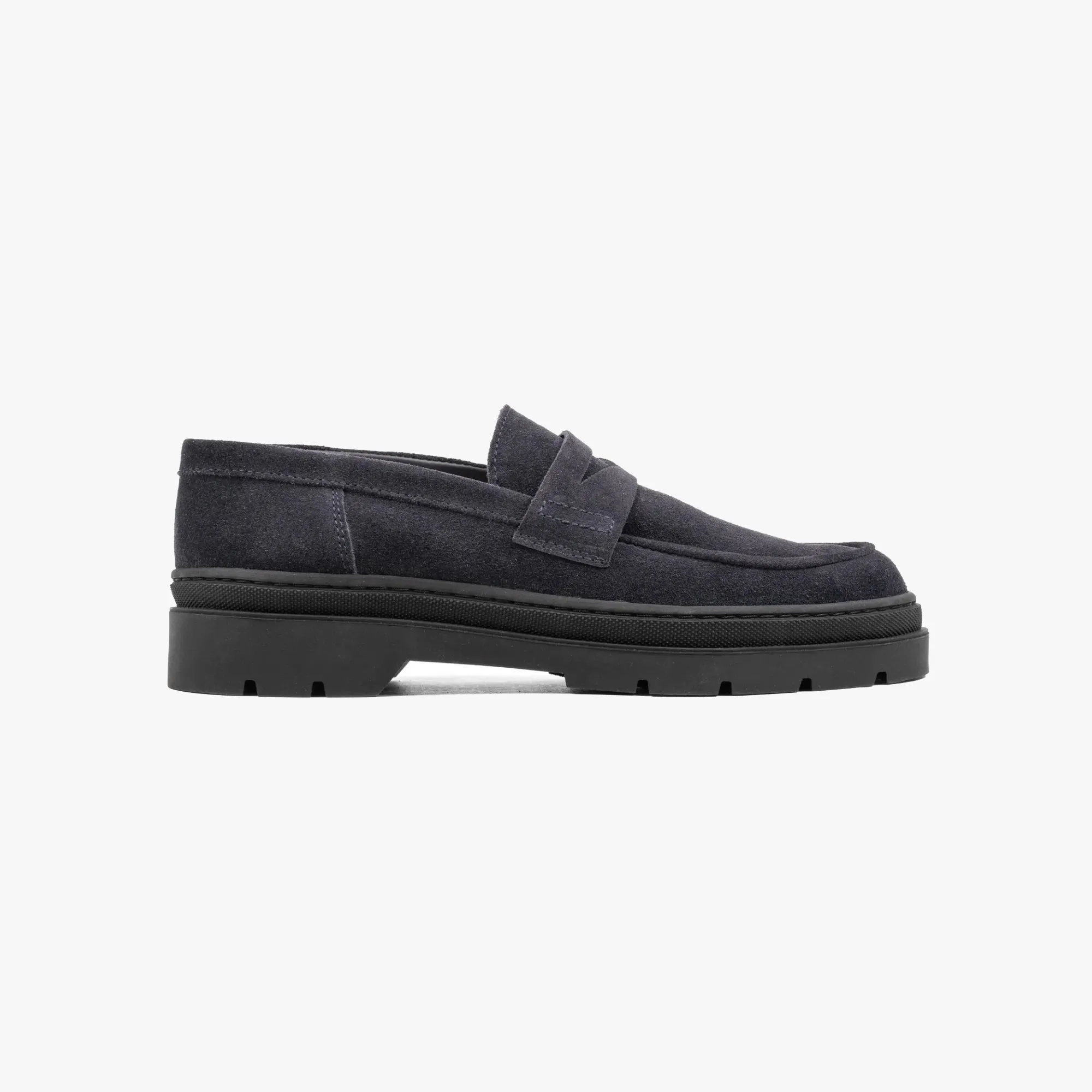 Hinson Elon Loafer Dk Blue Suede