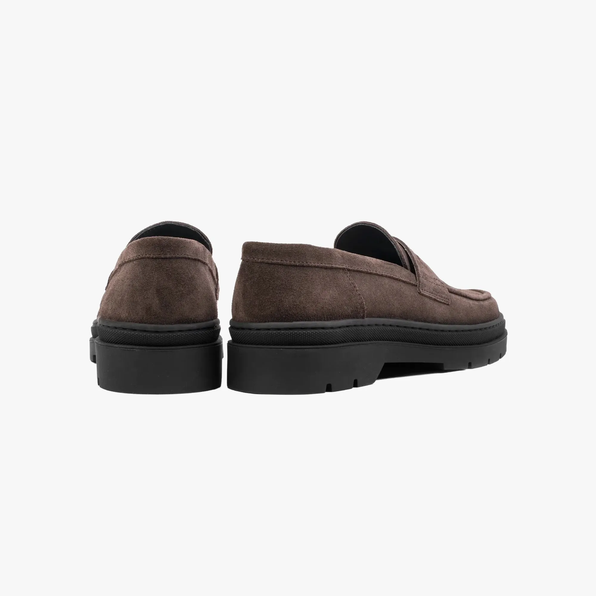 Hinson Elon Loafer Dk Brown Suede