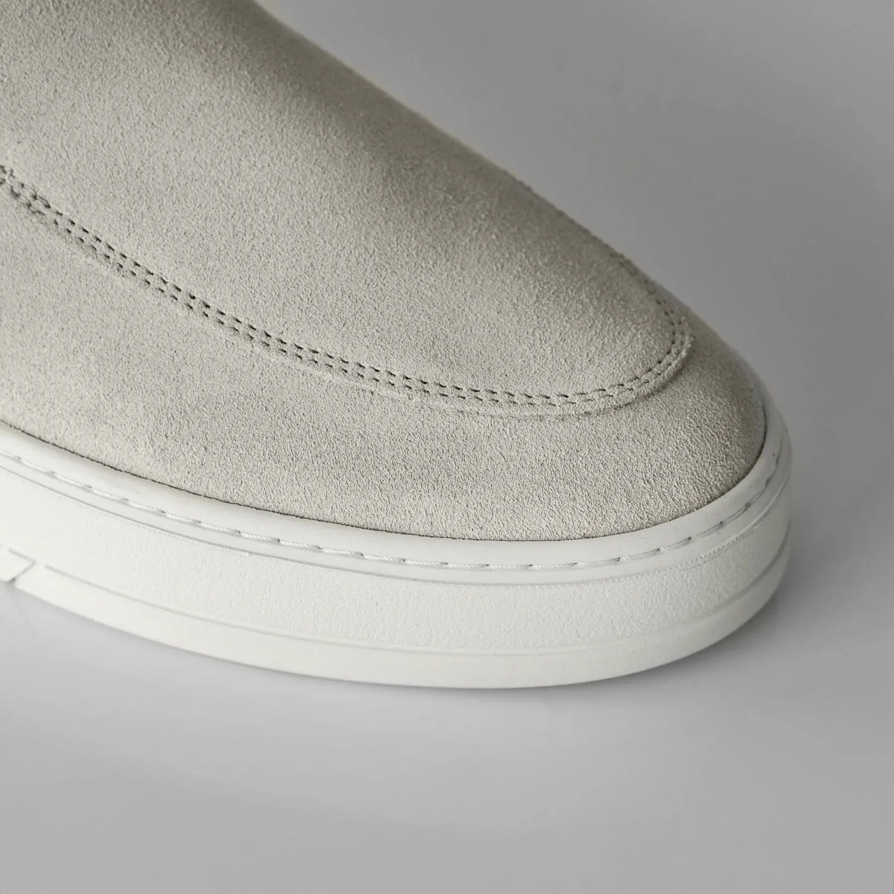 Hinson Miller Slip On Beige S Suede