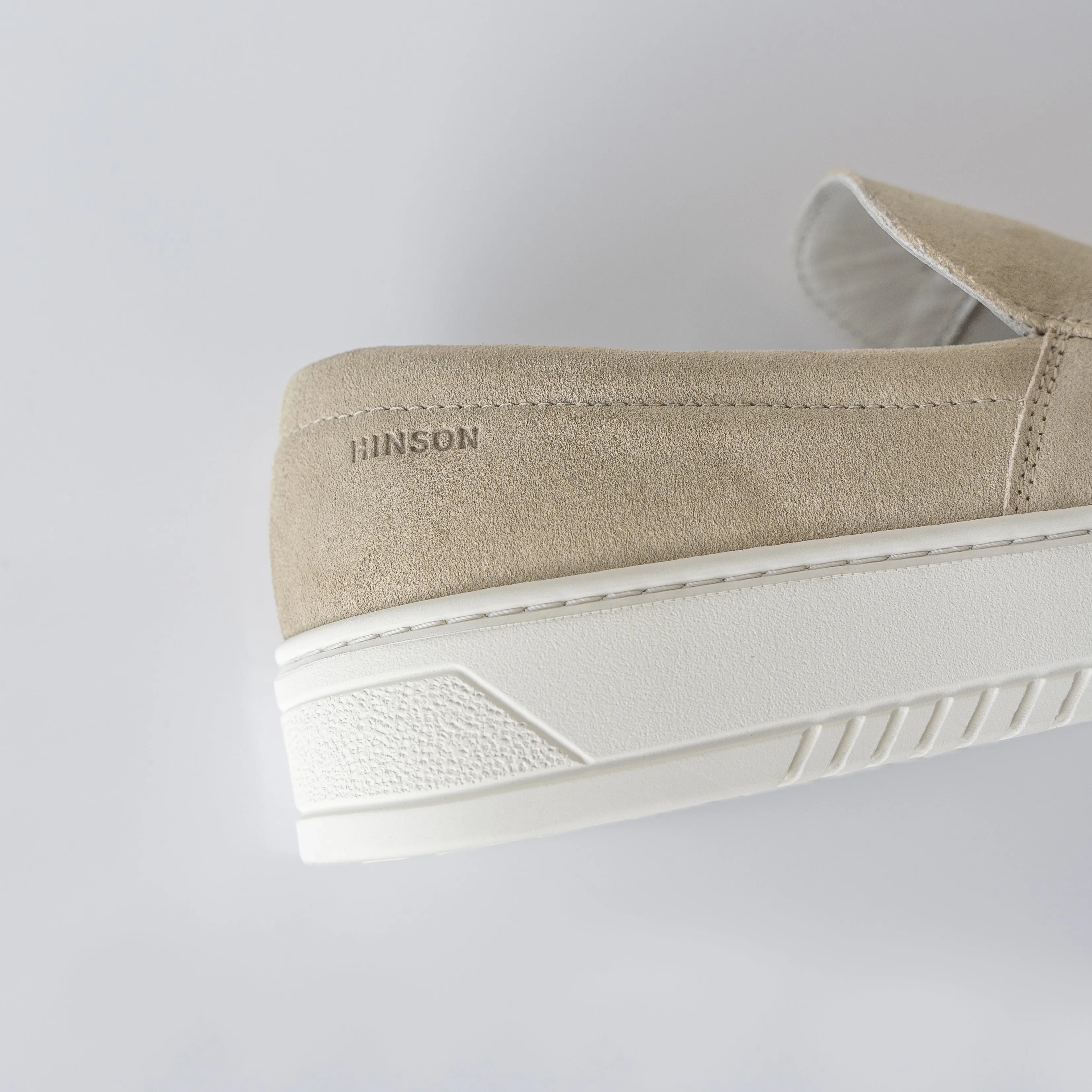 Hinson Miller Slip On Beige Suede