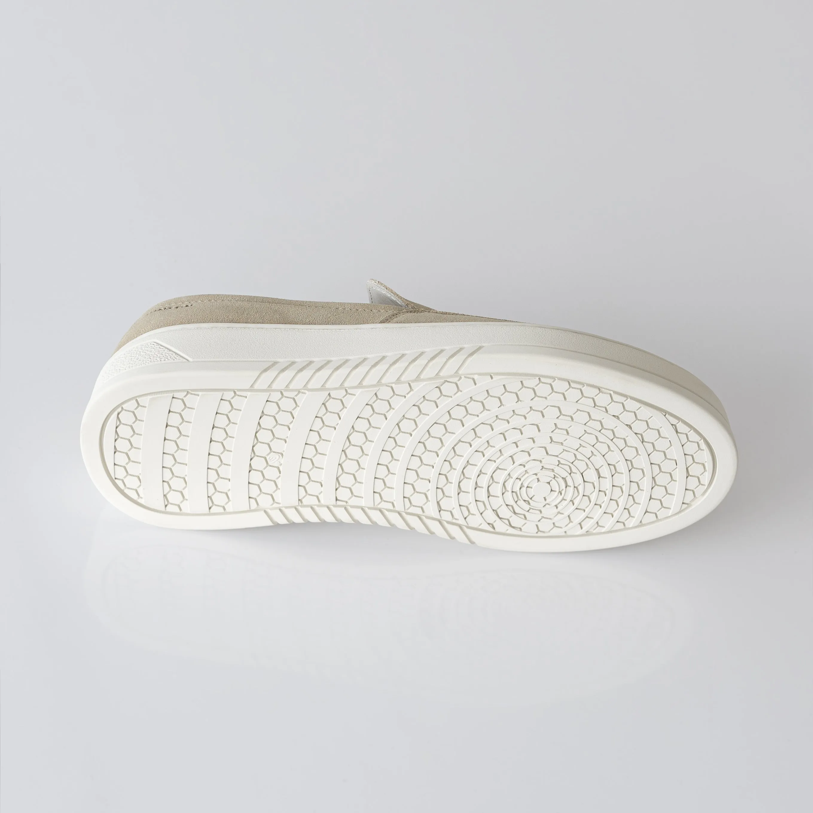 Hinson Miller Slip On Beige Suede