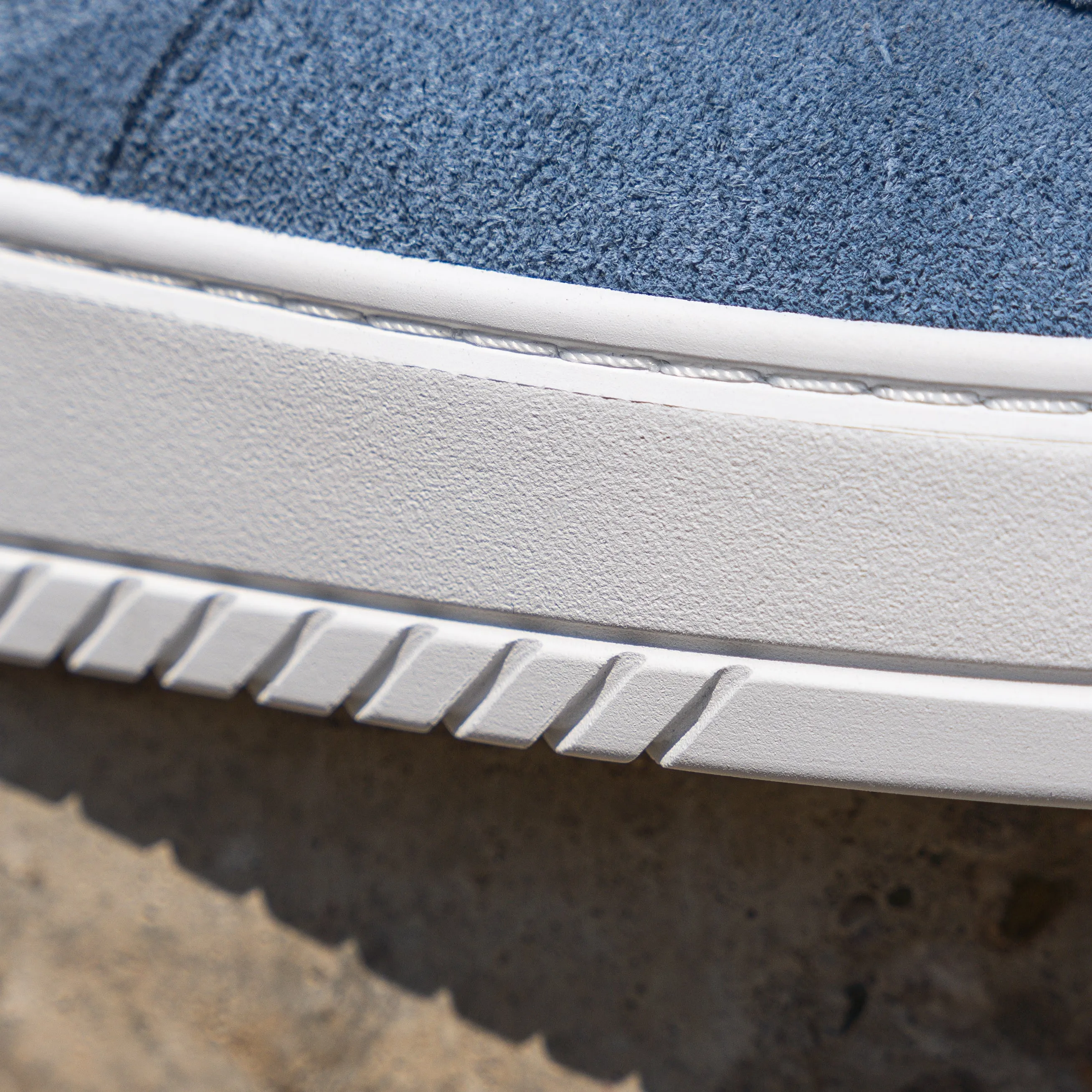 Hinson Miller Slip On Blue Suede