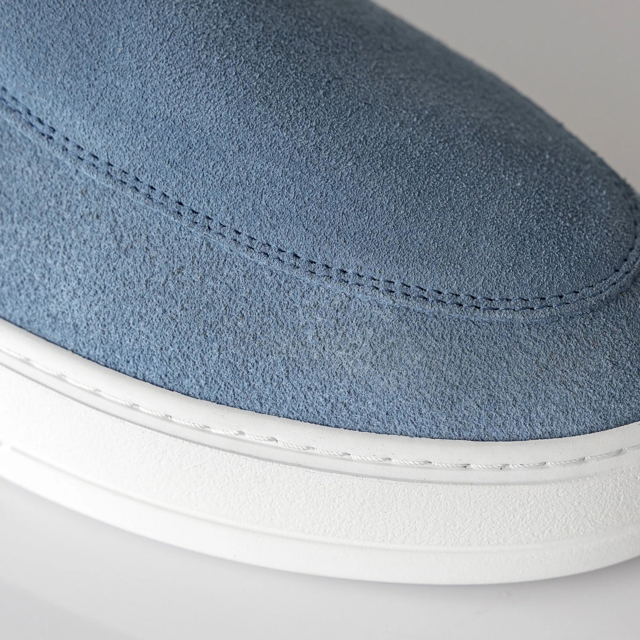Hinson Miller Slip On Blue Suede