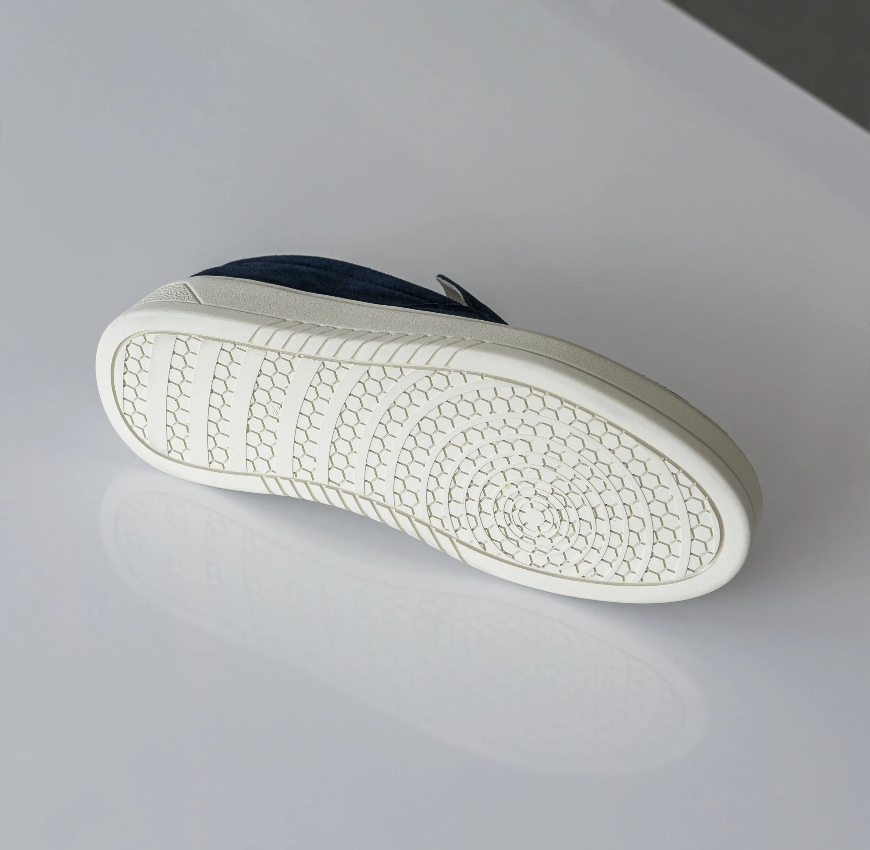 Hinson Miller Slip On Navy Suede