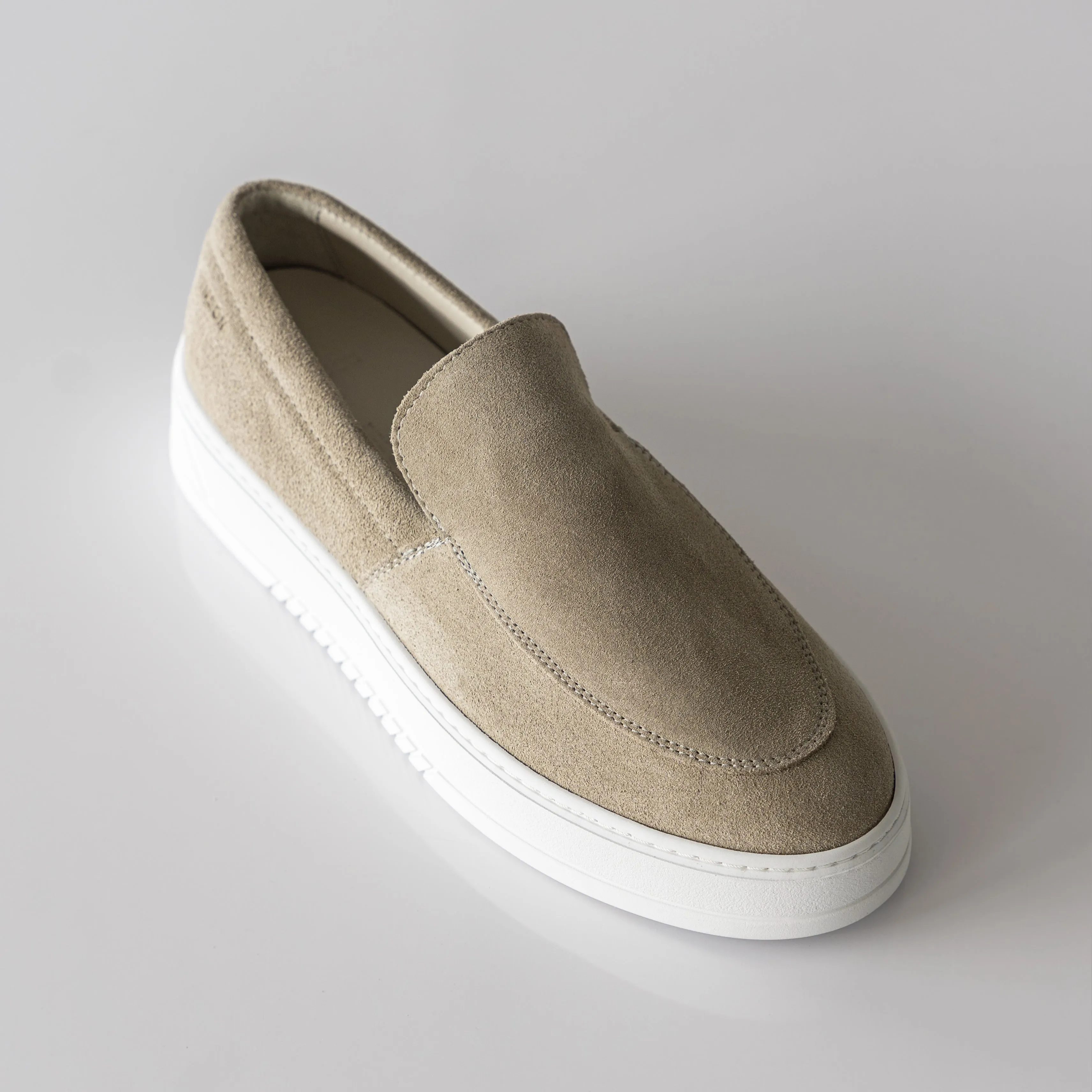 Hinson Miller Slip On Sesamo Suede