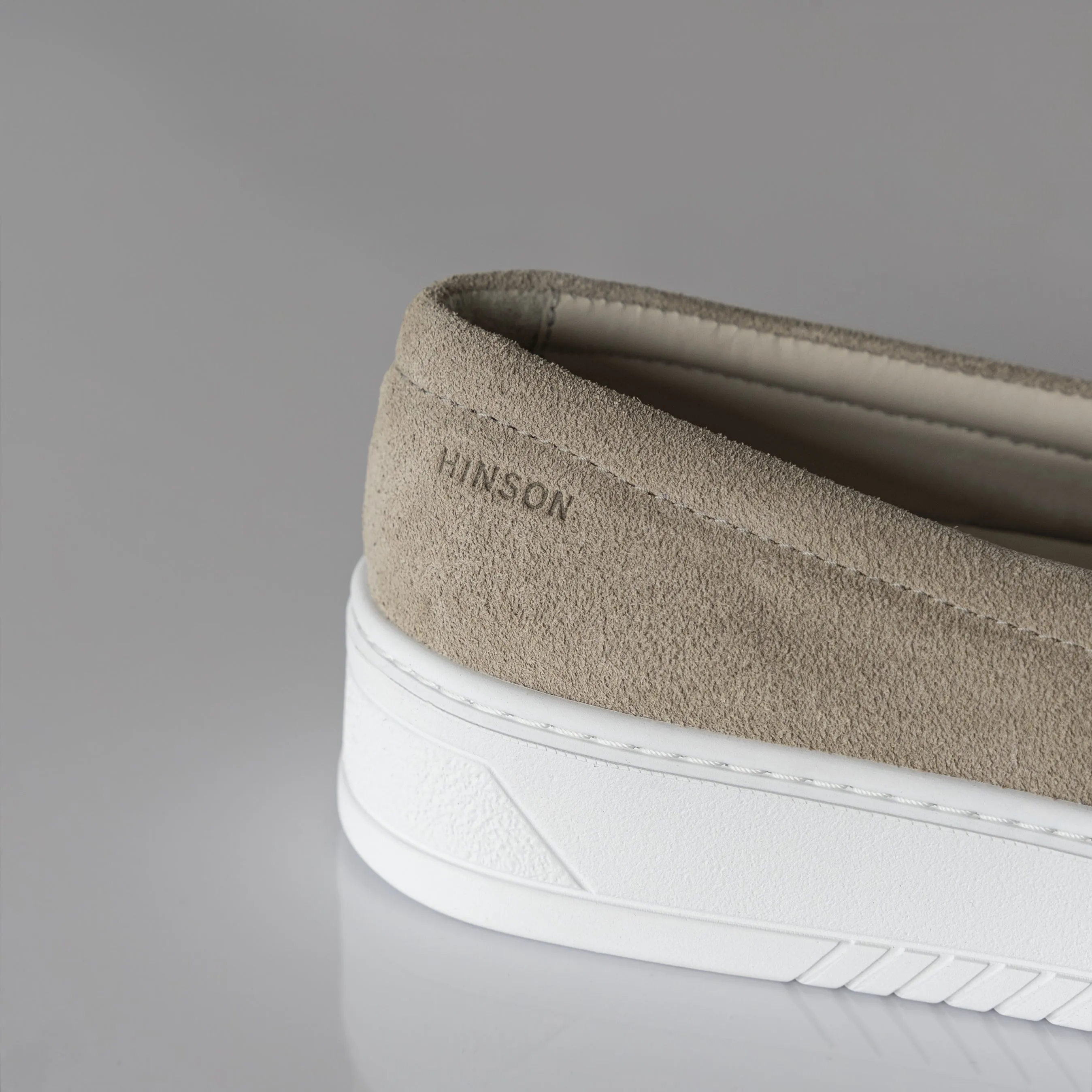 Hinson Miller Slip On Sesamo Suede