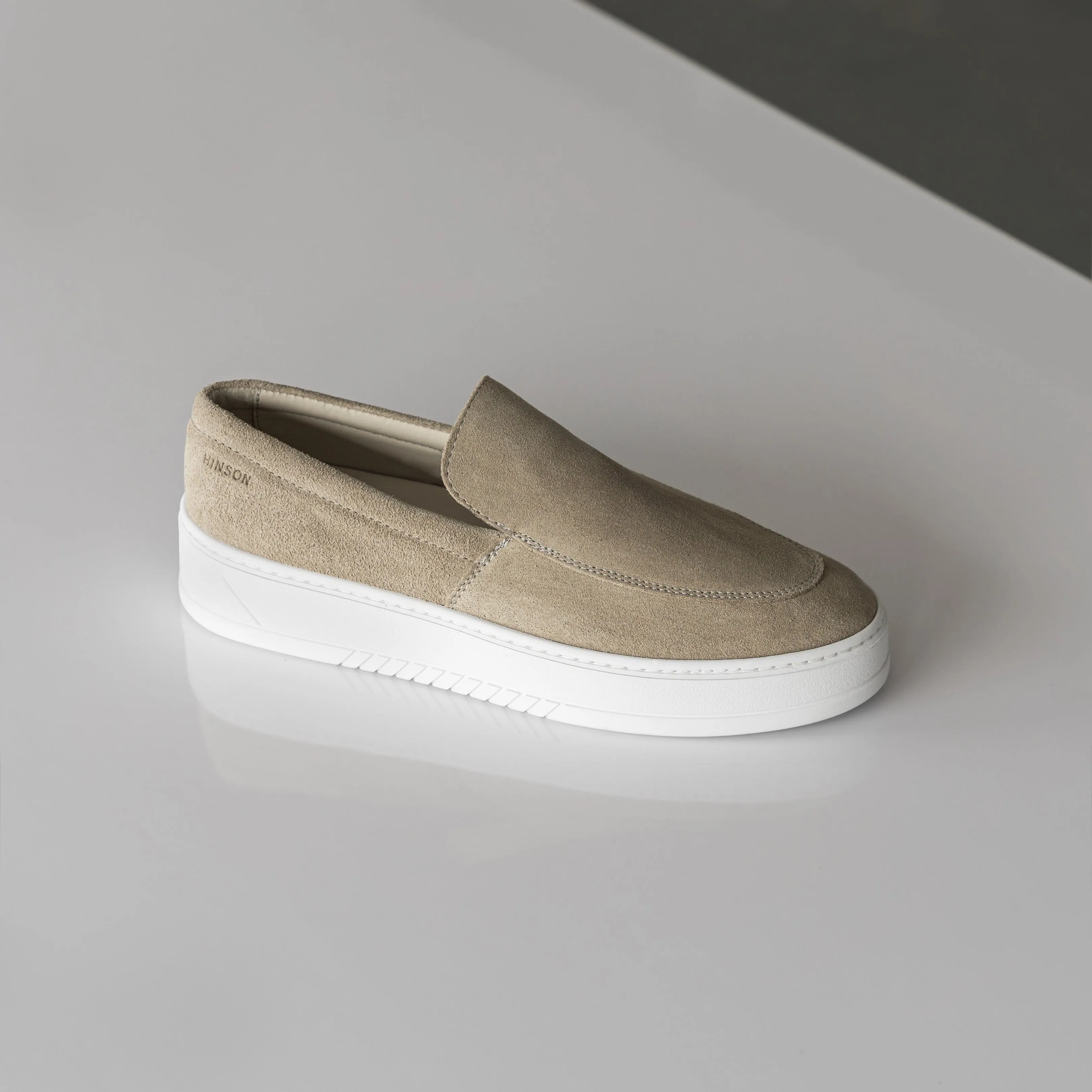 Hinson Miller Slip On Sesamo Suede
