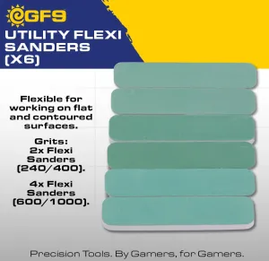 HOBBY TOOLS: UTILITY FLEXI SANDERS 9CT