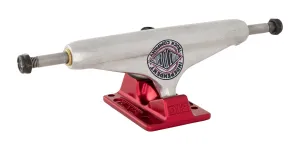 Independent Forged Hollow BTG Summit Silver Ano Red Skateboard Trucks