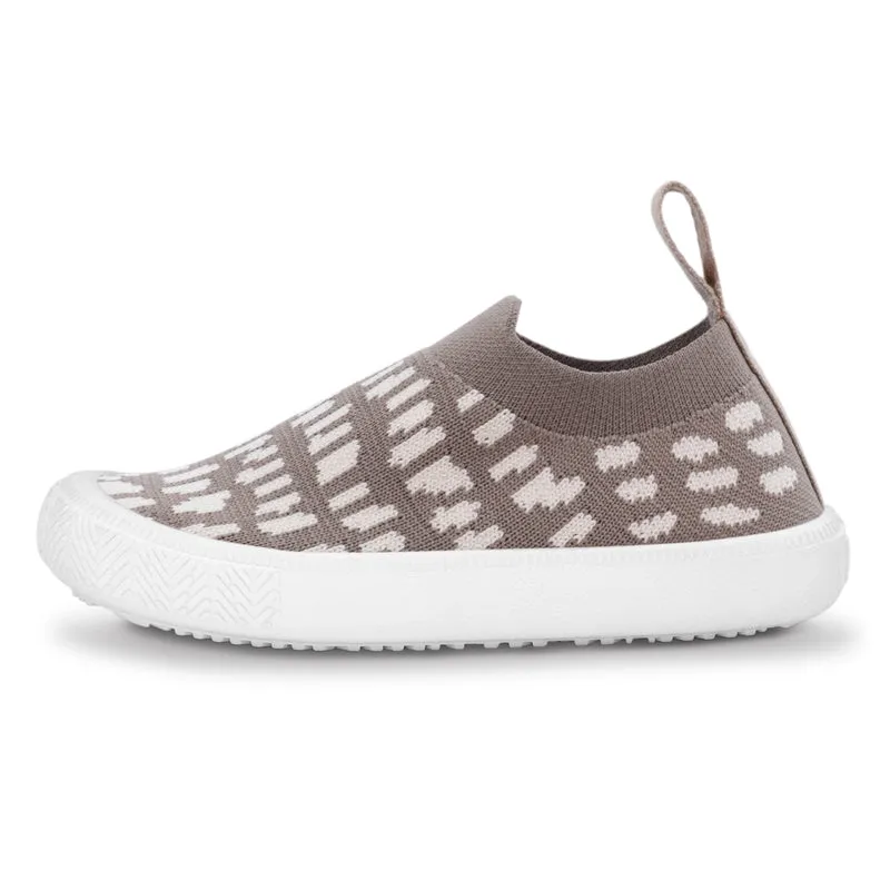 Jan & Jul Graphic Knit Shoes - Pebbles