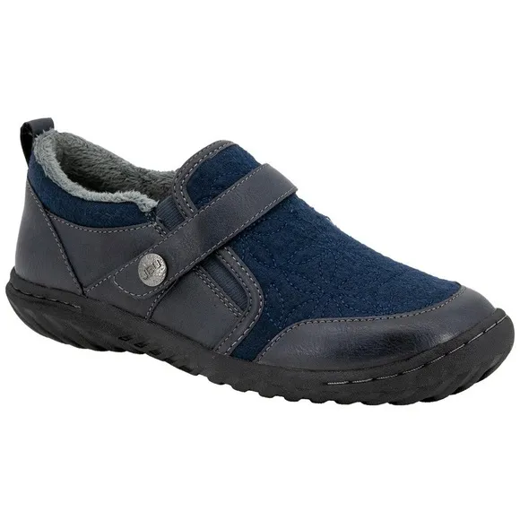 JBU Womens Tide Slip On Flats Casual-navy-size(7.5wide) (NWT)