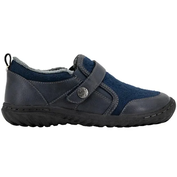 JBU Womens Tide Slip On Flats Casual-navy-size(7.5wide) (NWT)