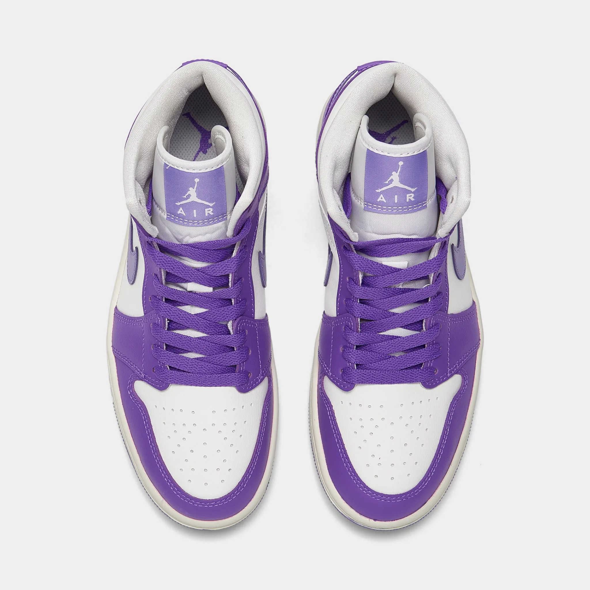 Jordan Women's 1 Mid Action Grape /  Sail - Sky J Light Purple