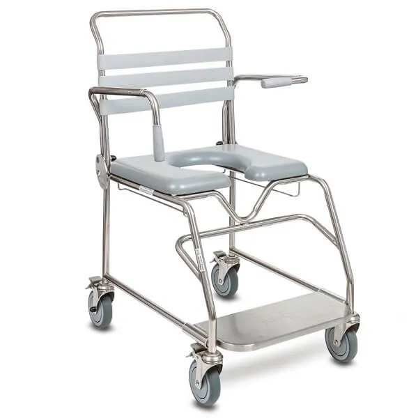 JUVO Shower Commode Sliding Footplate