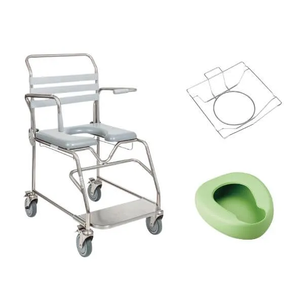 JUVO Shower Commode Sliding Footplate