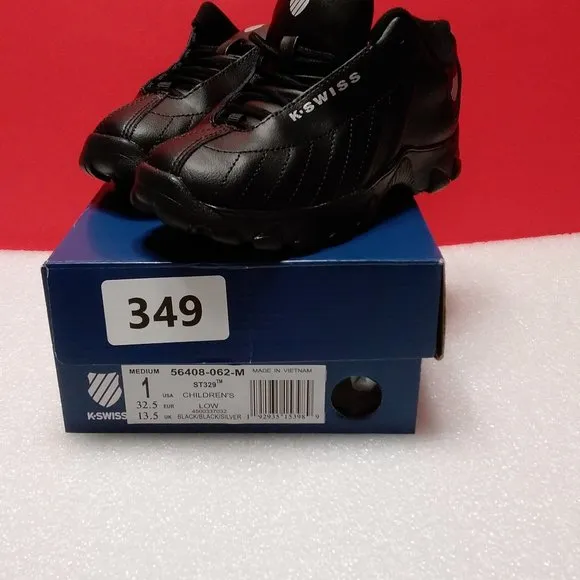 K-SWISS ST329 CHILDRE´S SHOES SIZE-1- MEDIUM