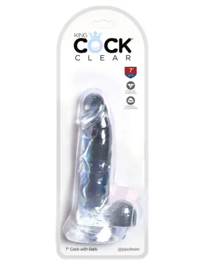 King  Clear 7"  With Balls