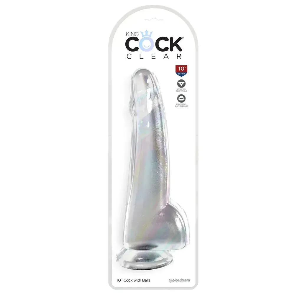 King Cock  10'' Cock with Balls -