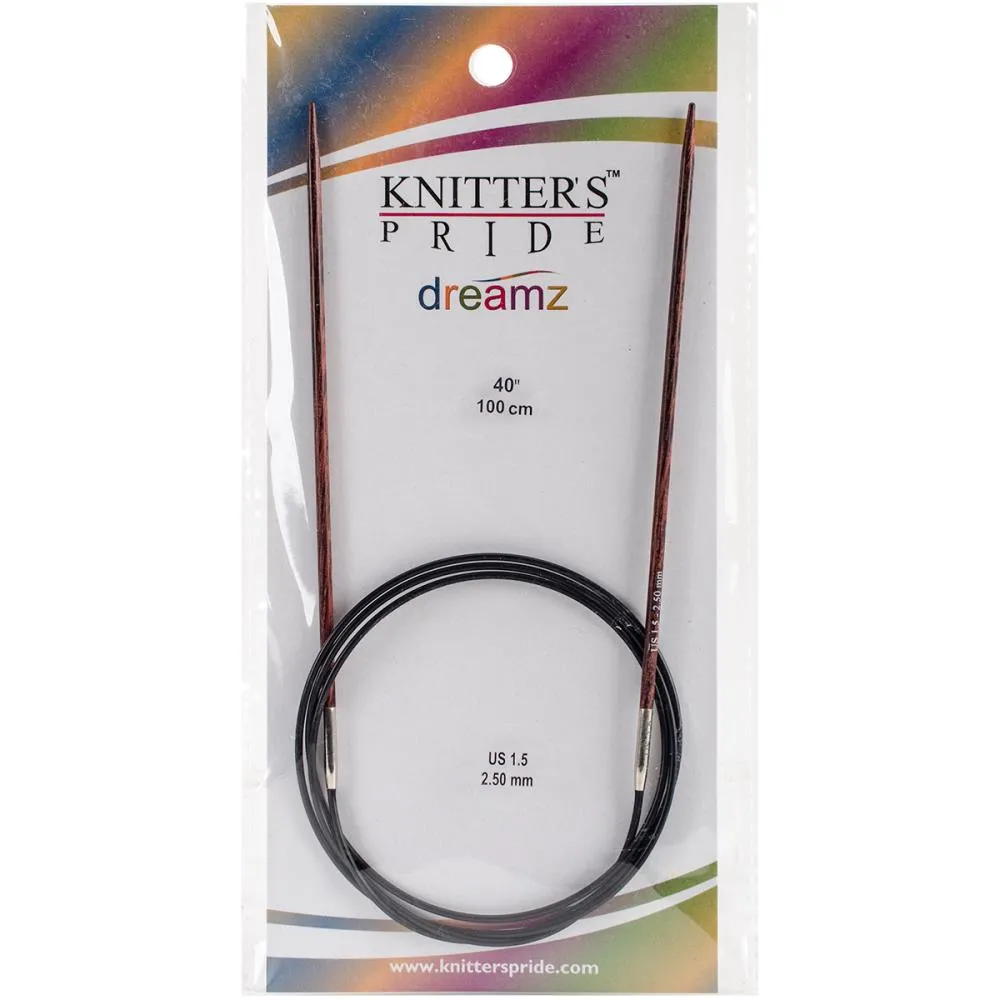 Knitting Needles - fixed circular 40" - Knitter's Pride Dreamz