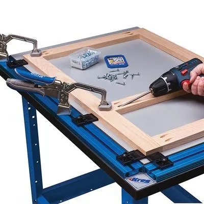 KREG® Kreg Clamp Table w/ Multi-Purpose Shop Stand and Automaxx Clamps طاولة تجميع
