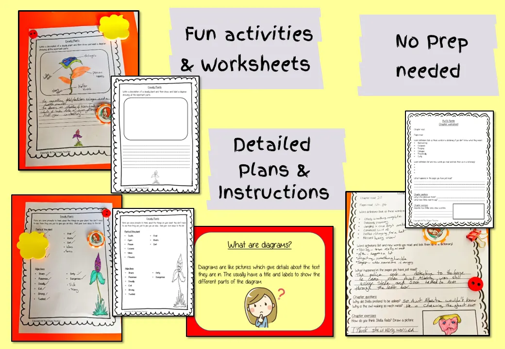 Label and Use Diagrams Lesson Awful Auntie